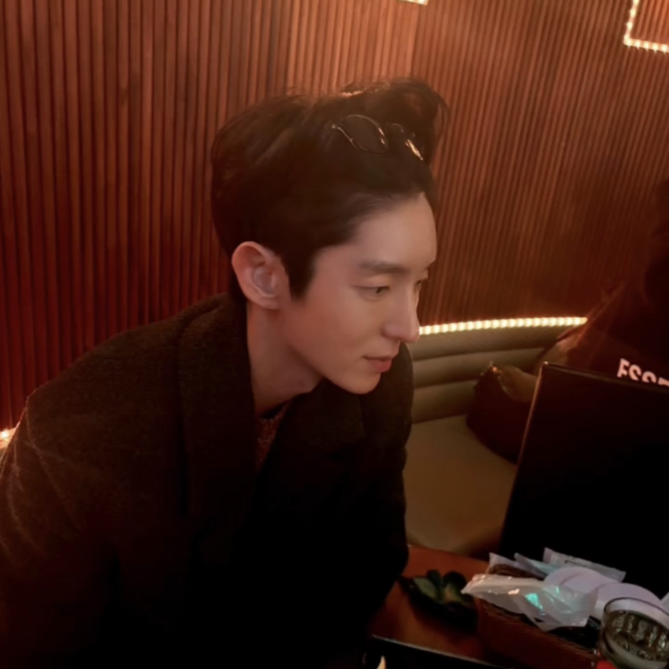 Recent activity shot of Lee Joongi