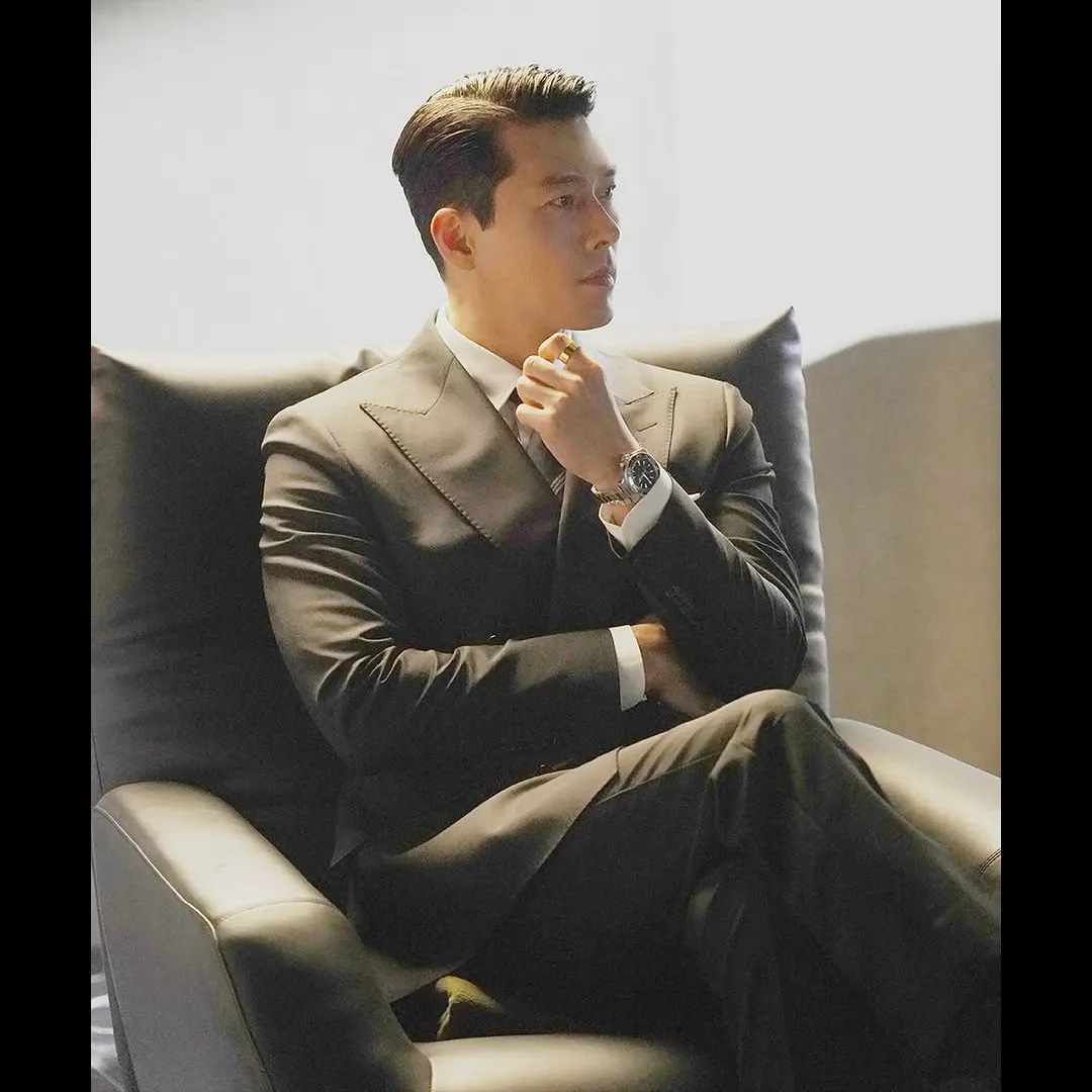 Recent activity shot of Hyun Bin