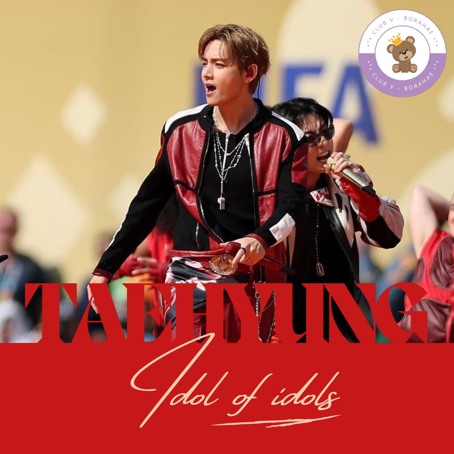 Recent activity shot of Kim Taehyung (V)