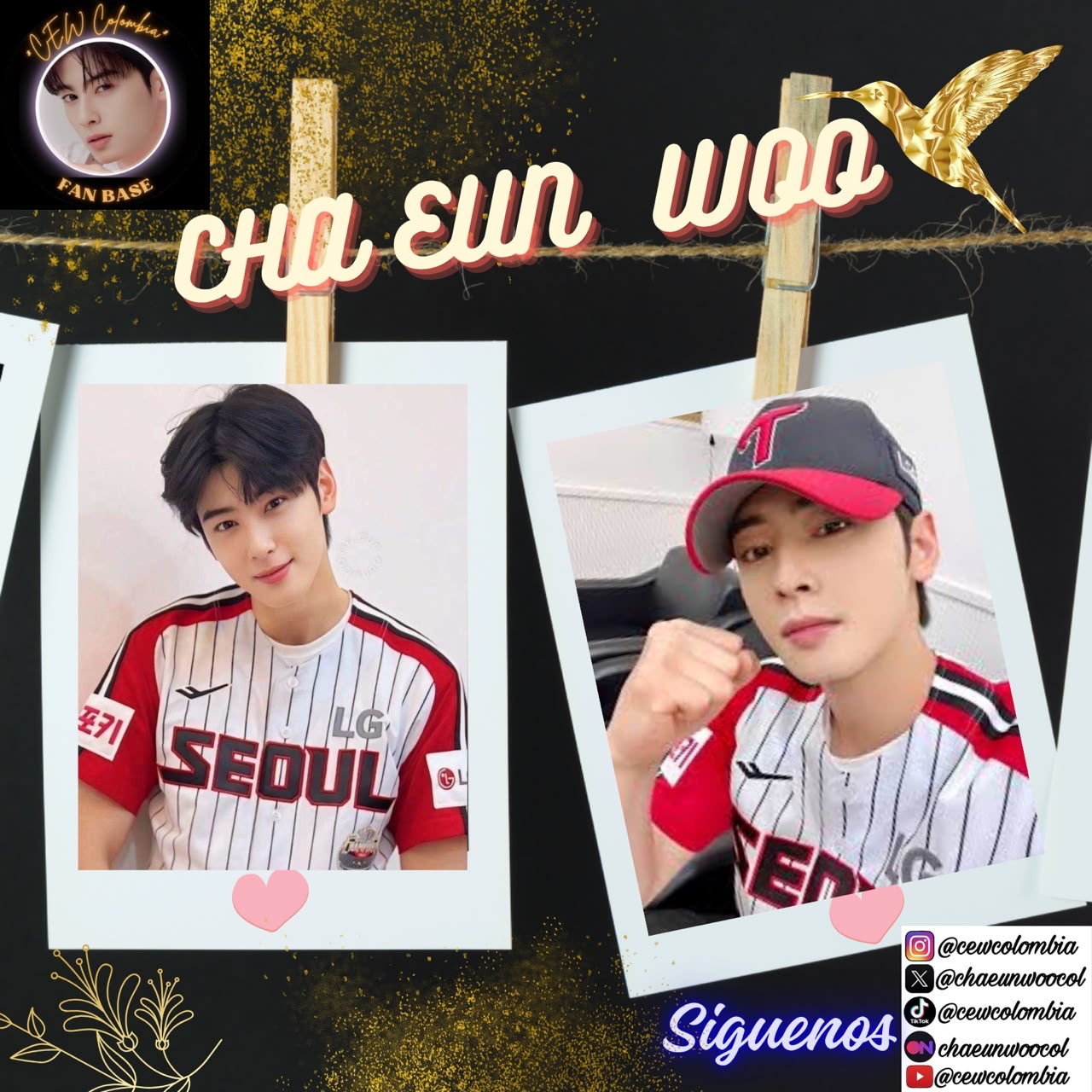 Recent activity shot of Cha Eunwoo