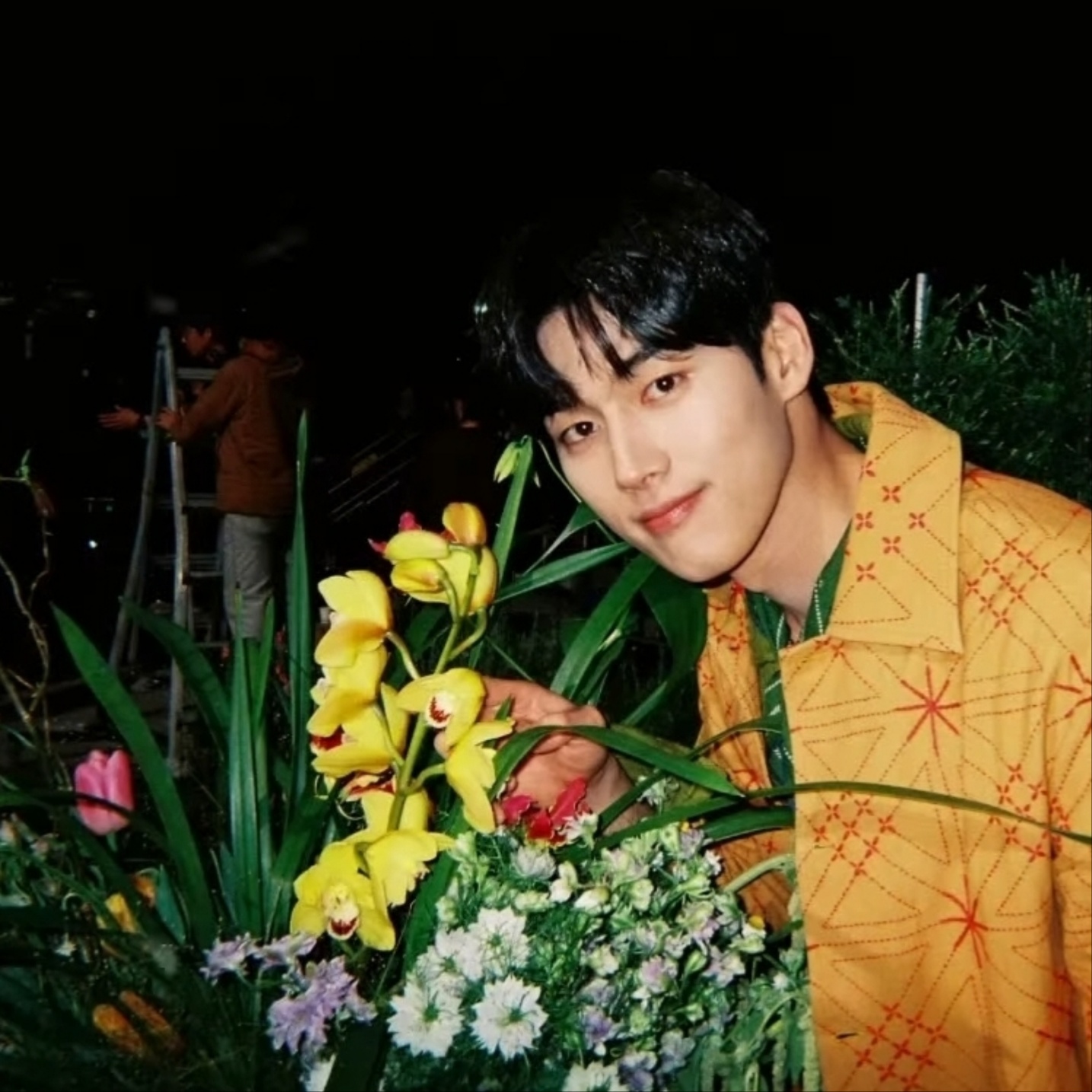 A moment captured by a fan of Hong Mingi