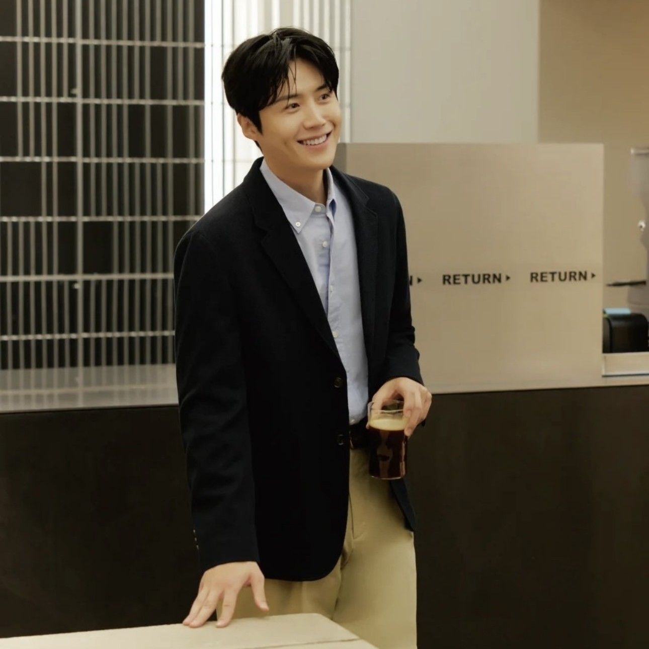 A moment captured by a fan of Kim Seonho