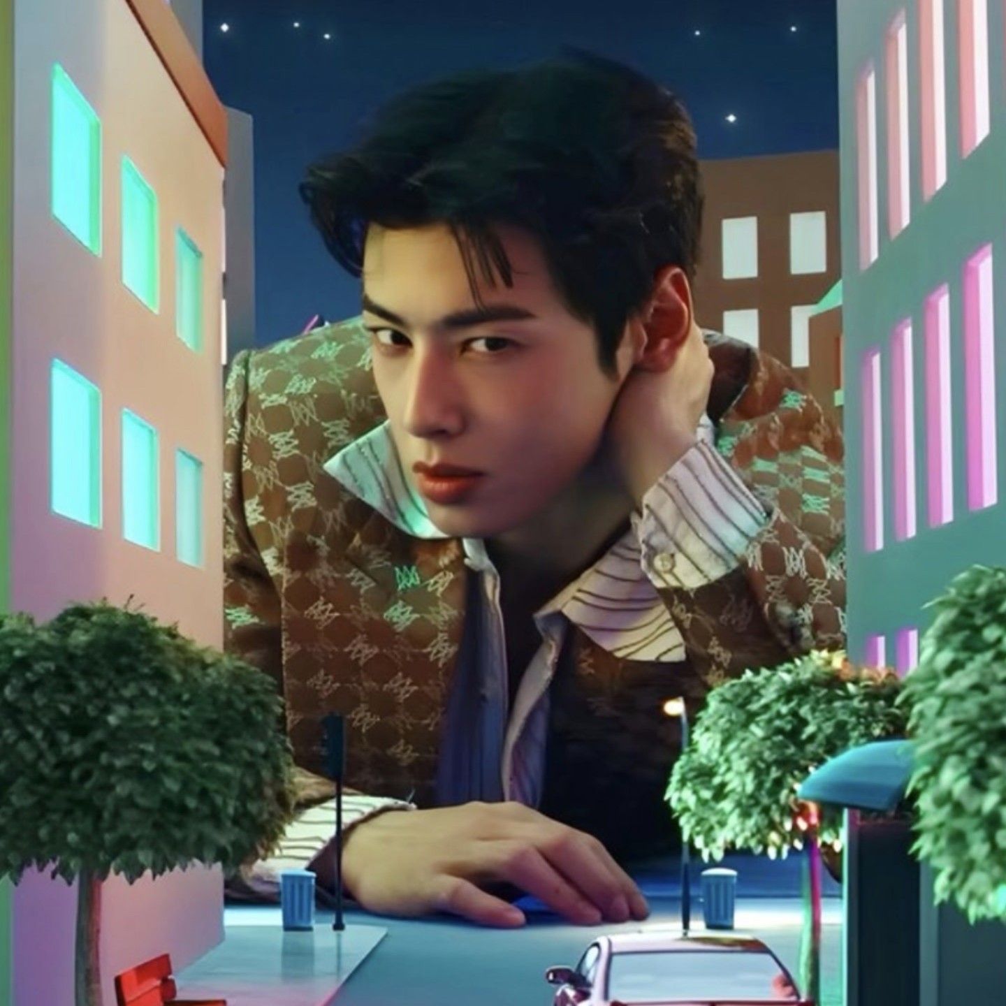 A moment captured by a fan of Cha Eunwoo