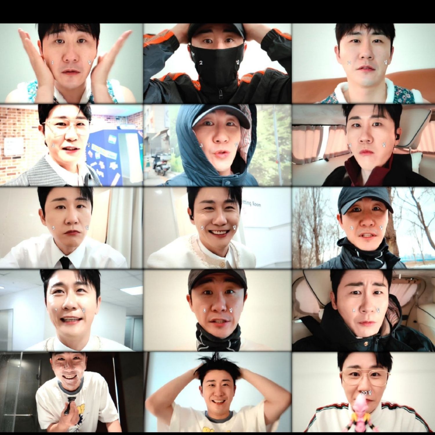 粉丝拍下的永卓瞬间