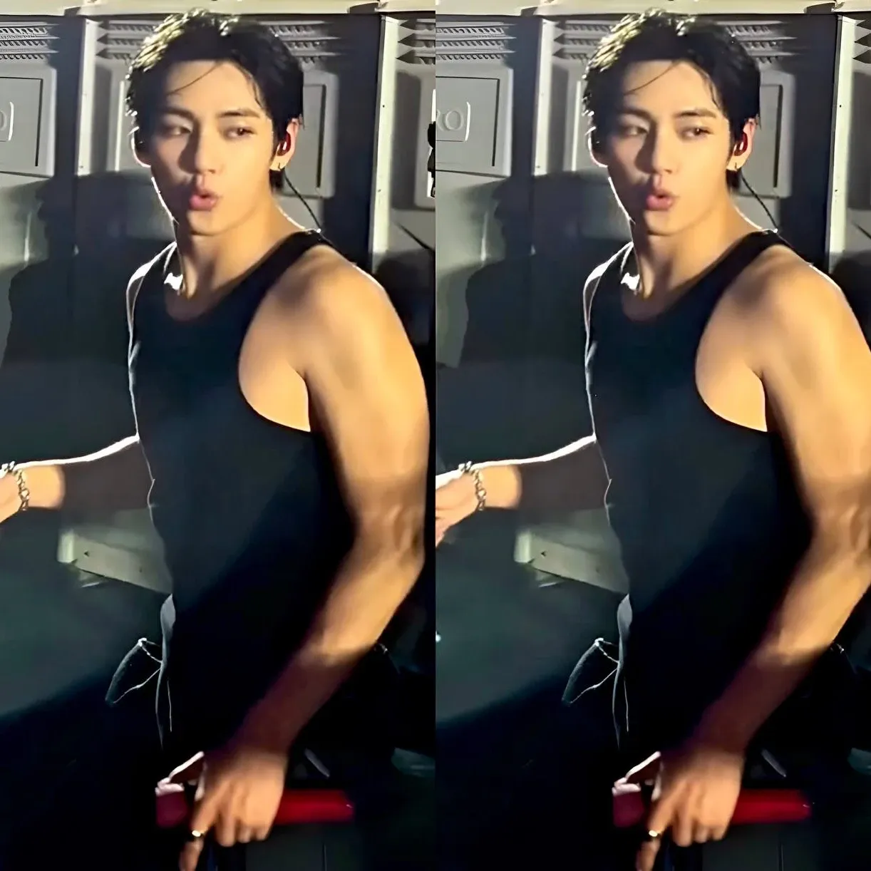 Behind-the-scenes cut of Kim Taehyung (V)