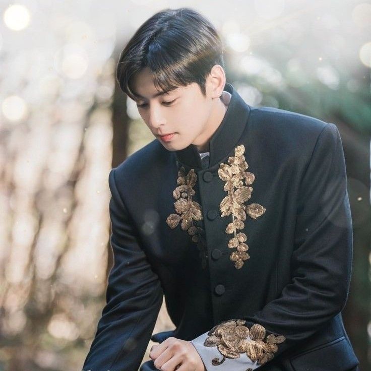 Behind-the-scenes cut of Cha Eunwoo