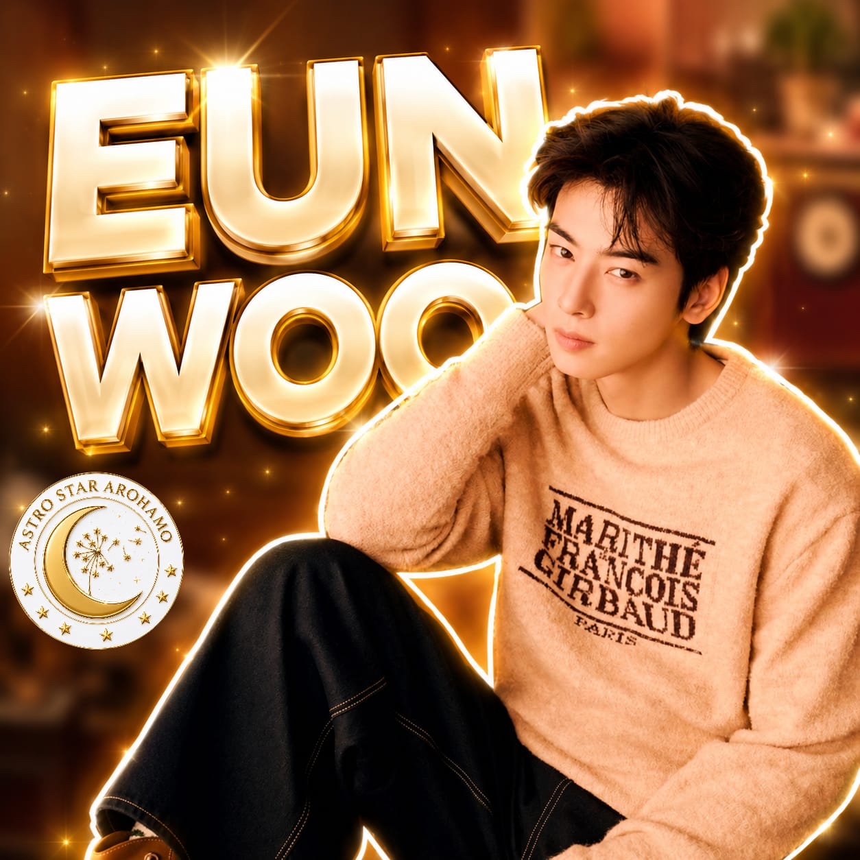 A moment captured by a fan of Cha Eunwoo
