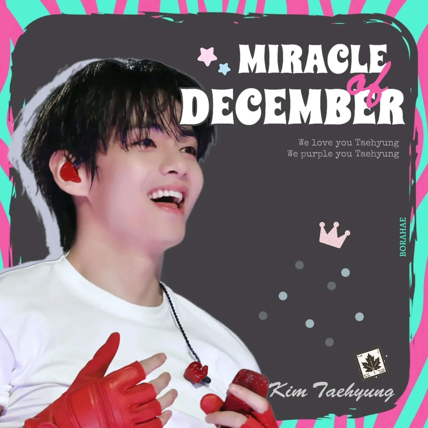 Behind-the-scenes cut of Kim Taehyung (V)