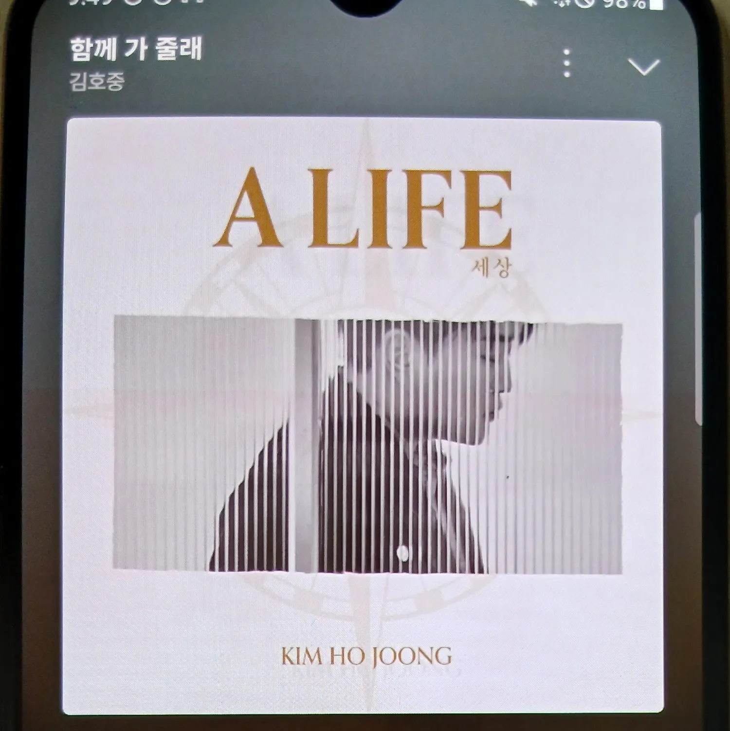 Behind-the-scenes cut of Kim Hojoong