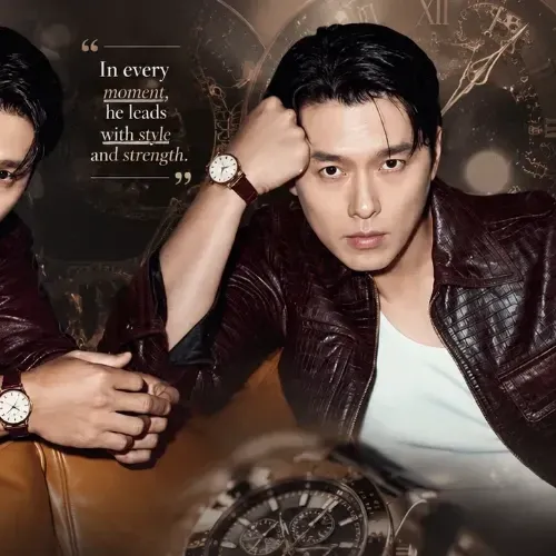 Behind-the-scenes cut of Hyun Bin