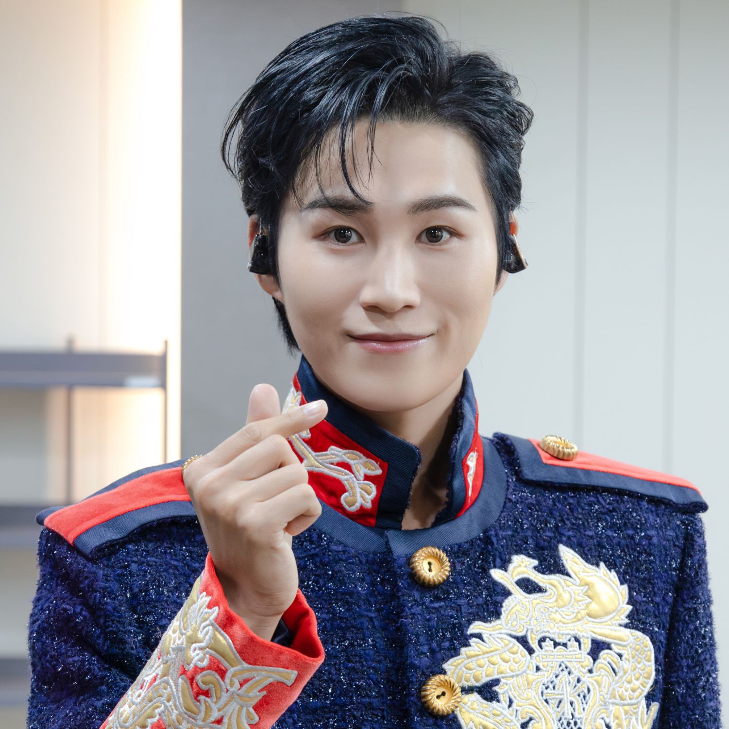 粉丝拍下的金熙栽瞬间