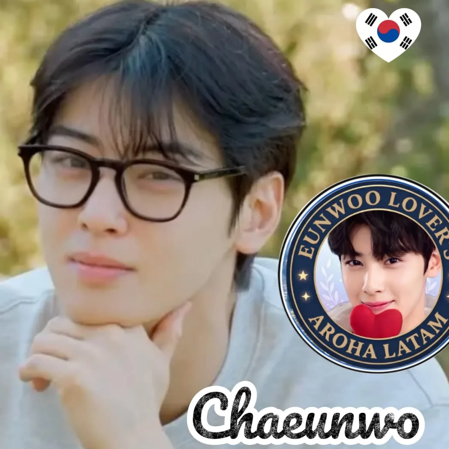 A moment captured by a fan of Cha Eunwoo