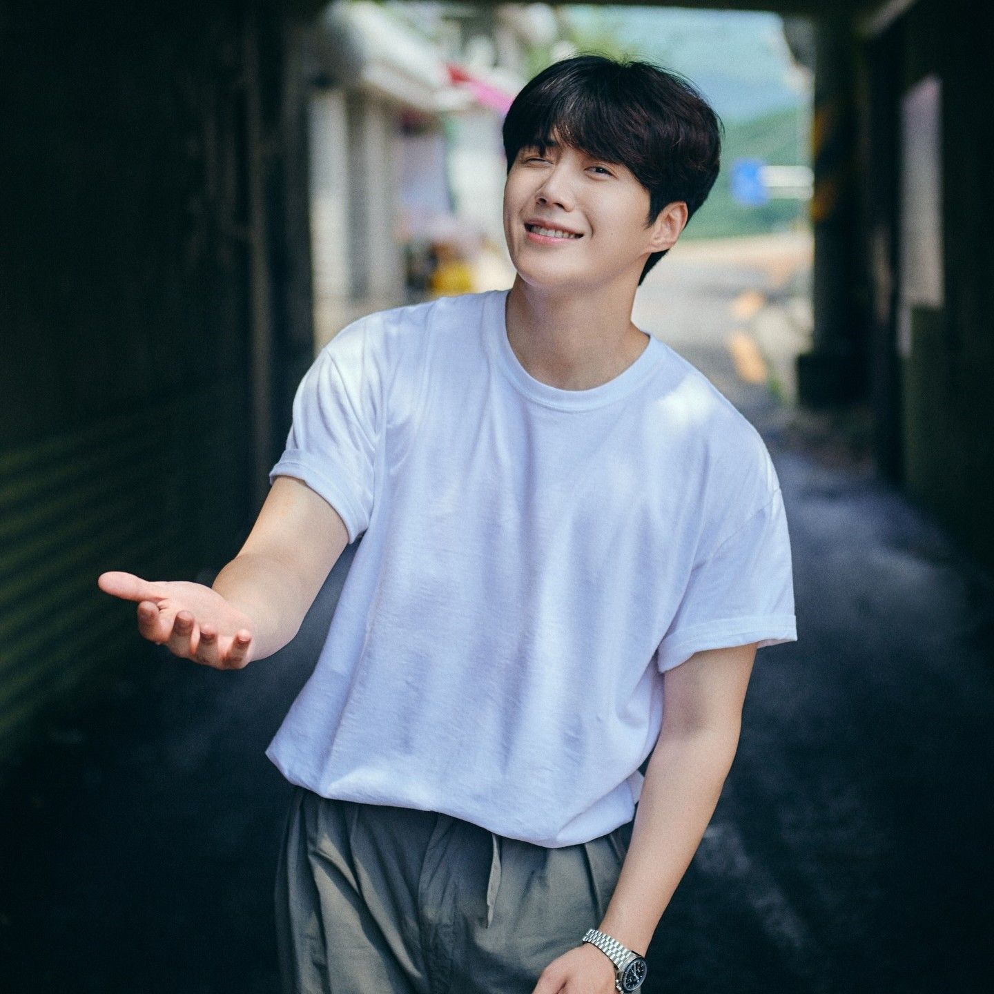 A moment captured by a fan of Kim Seonho