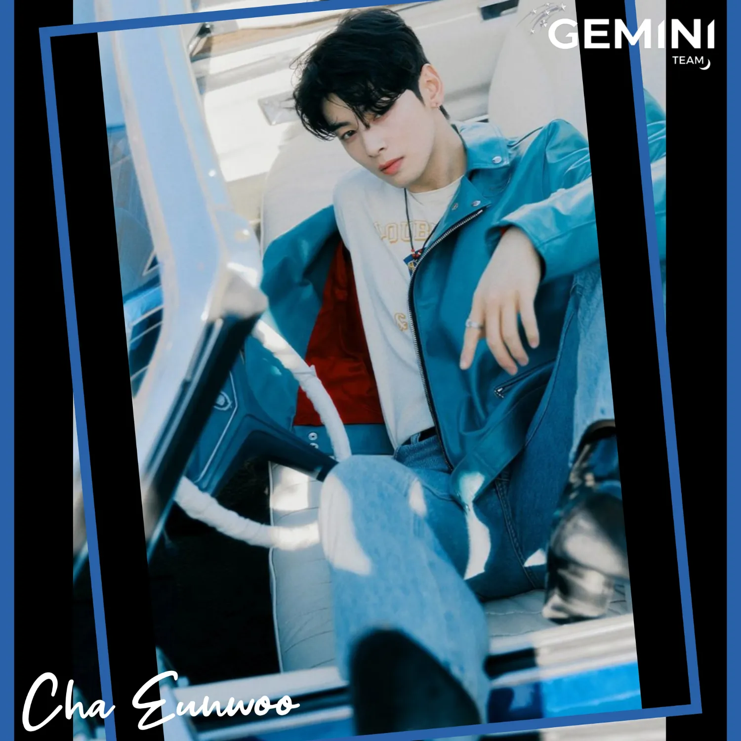 Behind-the-scenes cut of Cha Eunwoo