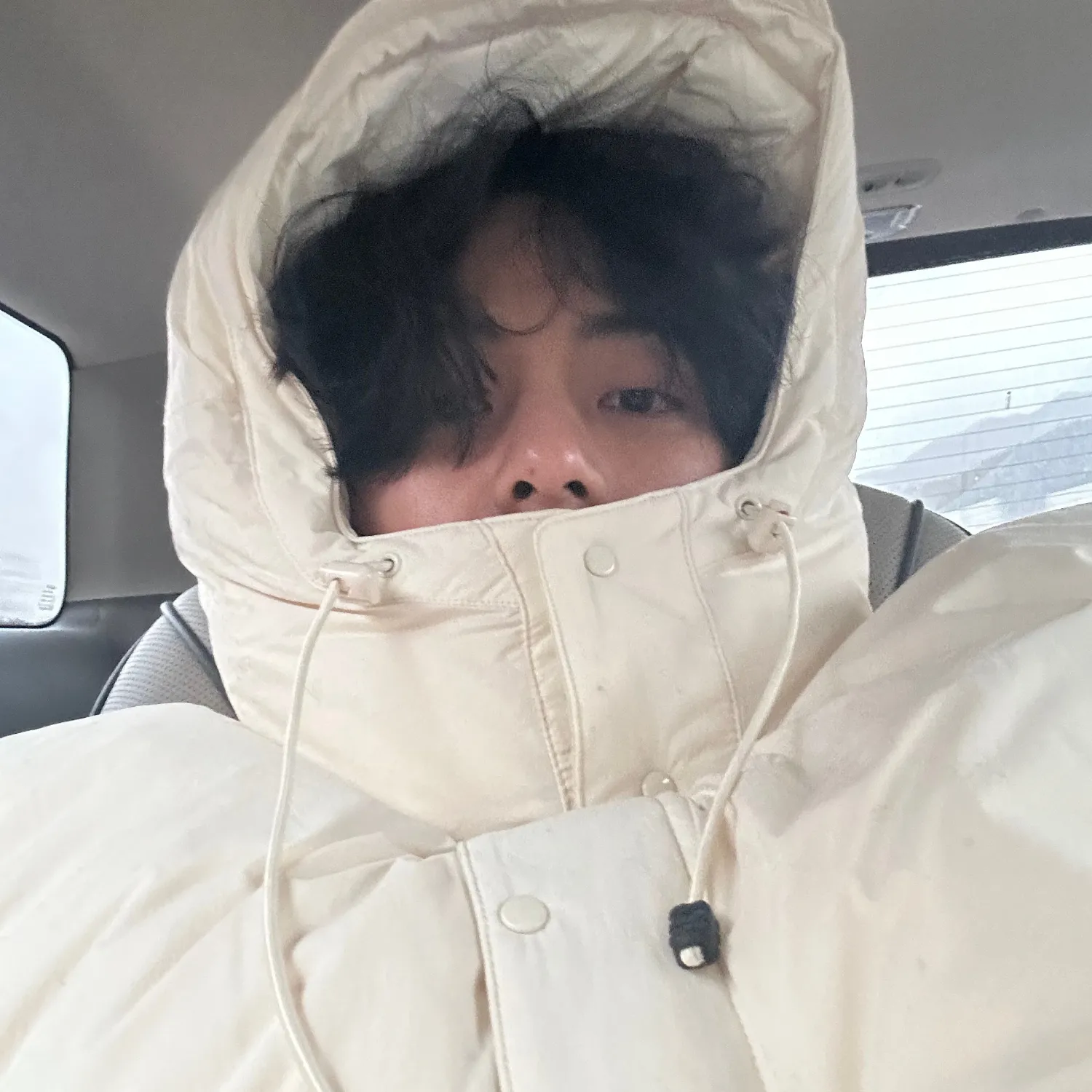 A moment captured by a fan of Kim Taehyung (V)