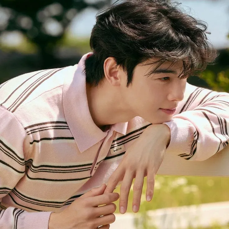 Behind-the-scenes cut of Cha Eunwoo