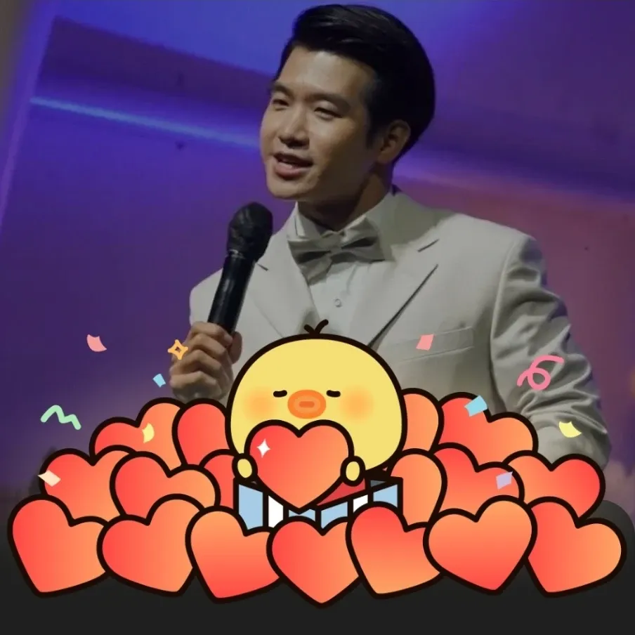粉丝拍下的赵明燮瞬间