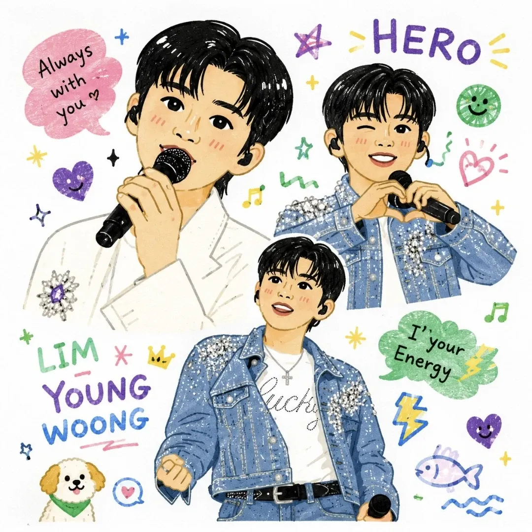 Cuplikan di balik layar dari Lim Youngwoong