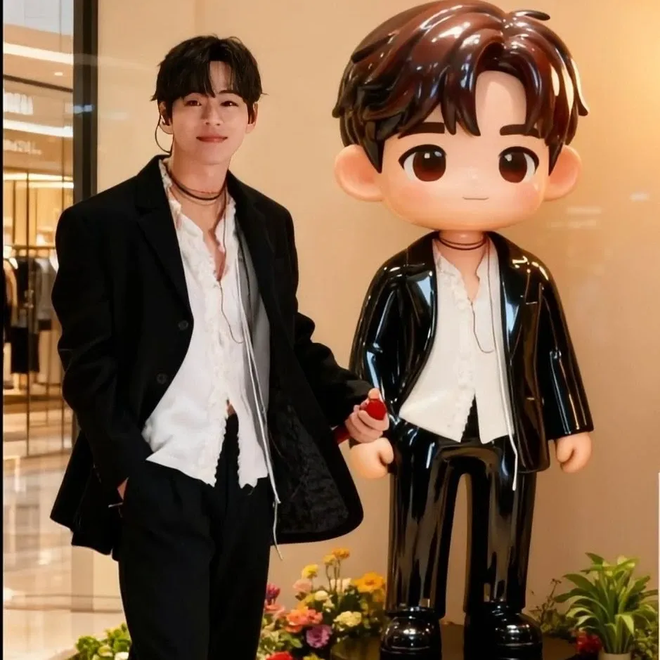 A moment captured by a fan of Kim Taehyung (V)
