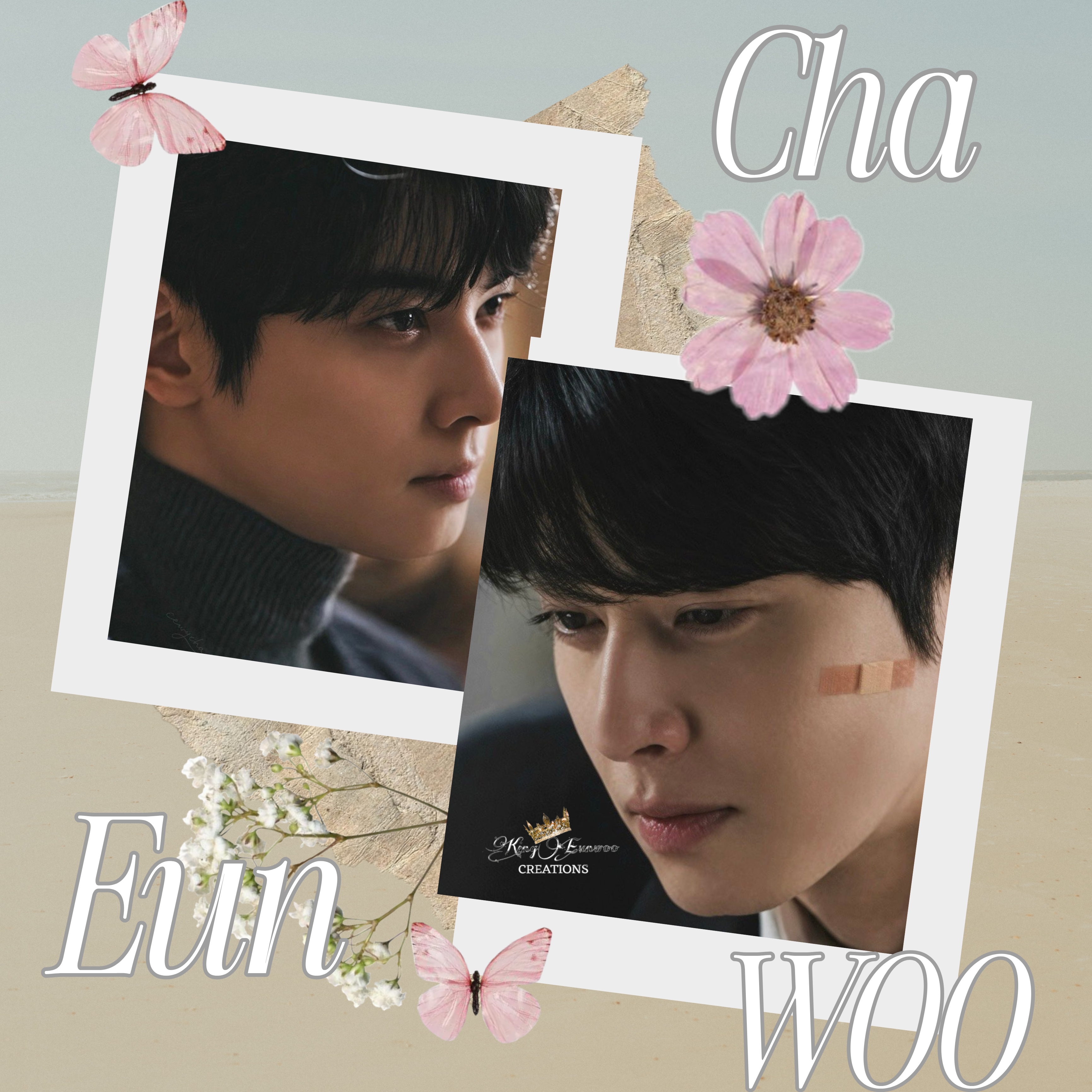 Behind-the-scenes cut of Cha Eunwoo