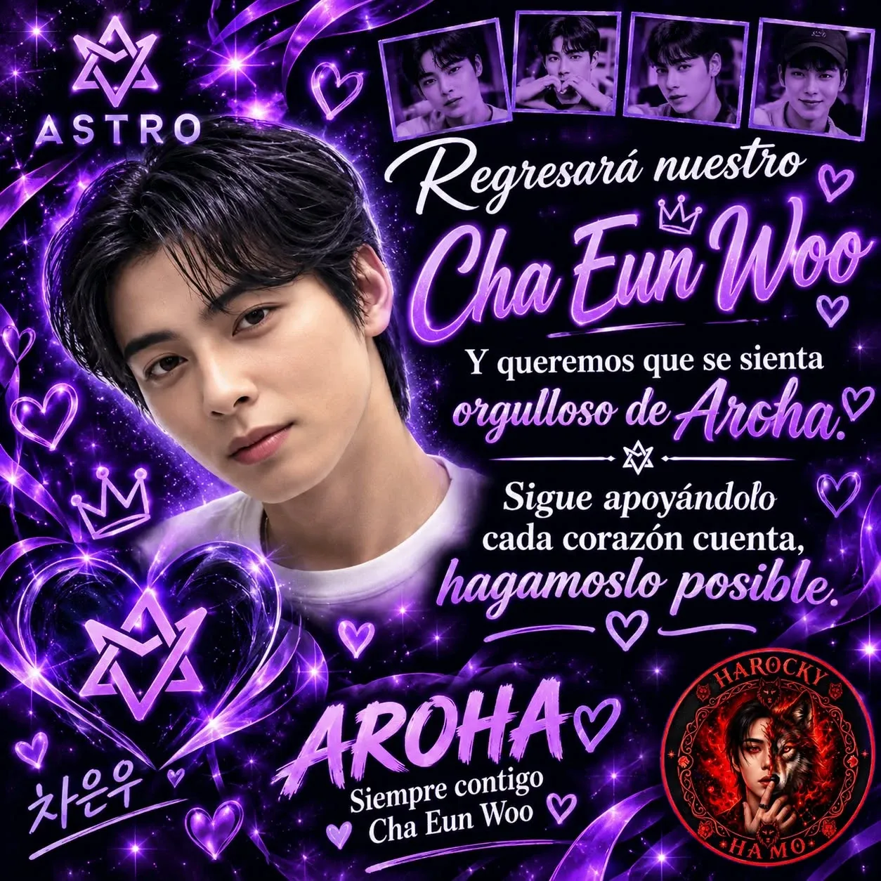 Recent activity shot of Cha Eunwoo