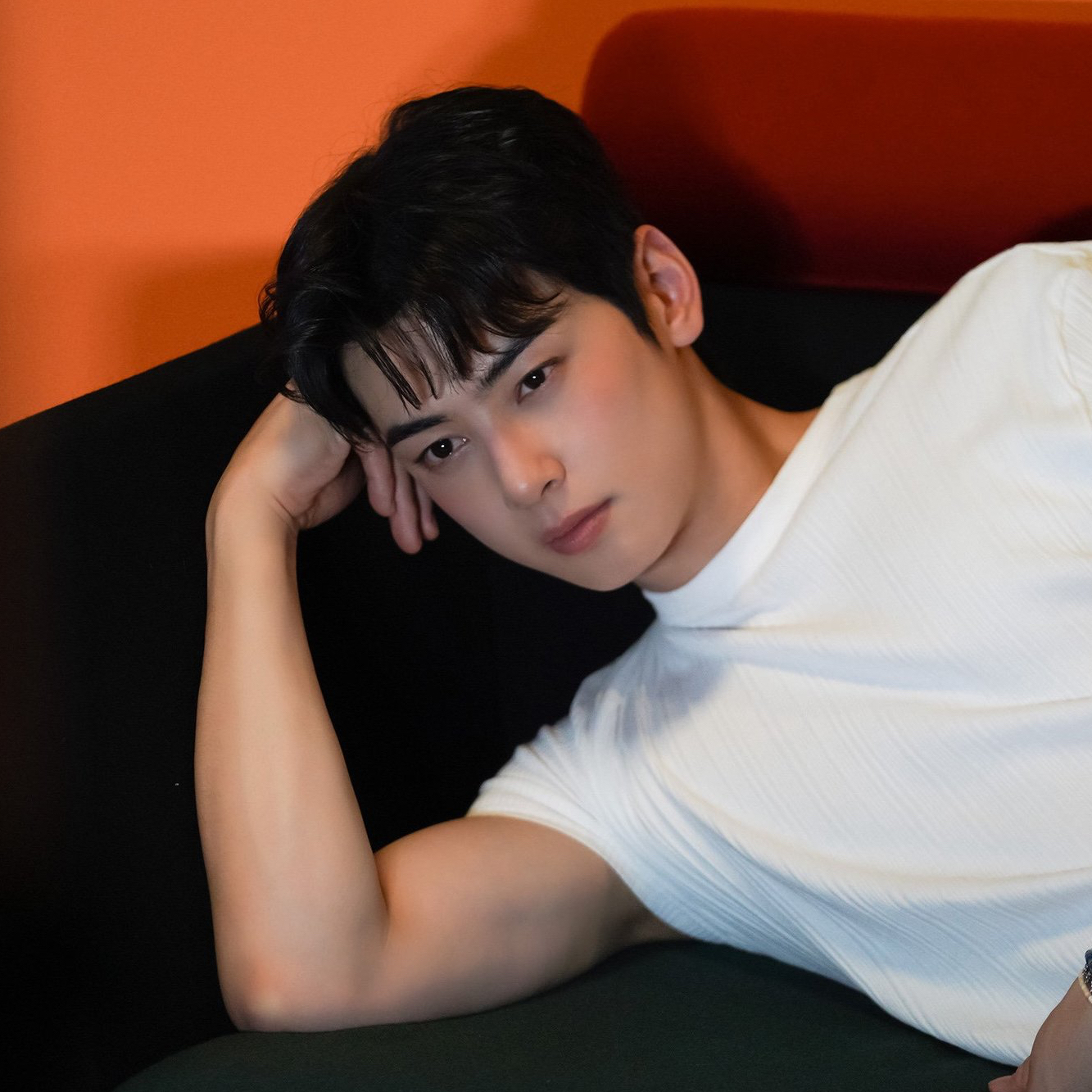 Cuplikan di balik layar dari Cha Eunwoo