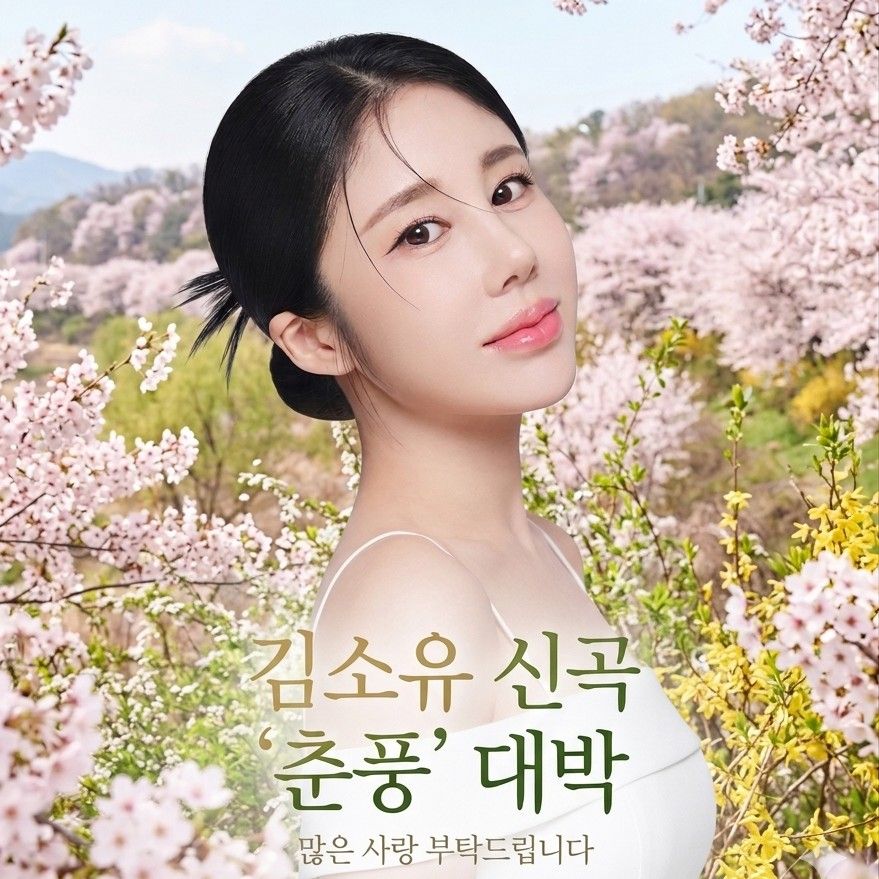 Behind-the-scenes cut of Kim Soyou