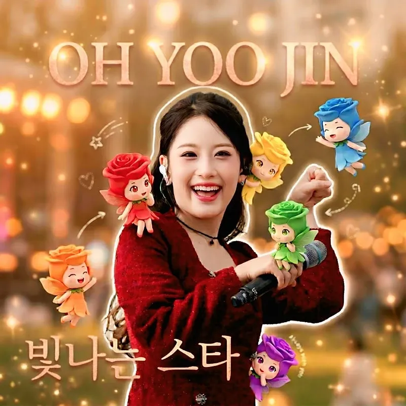 A moment captured by a fan of Oh Yujin