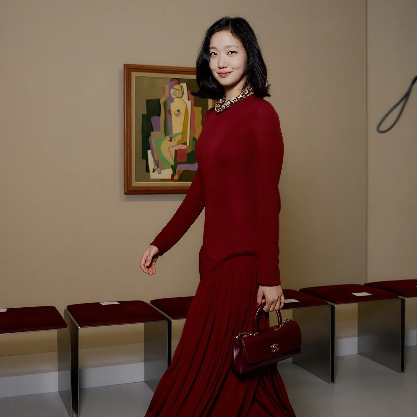 Behind-the-scenes cut of Kim Goeun
