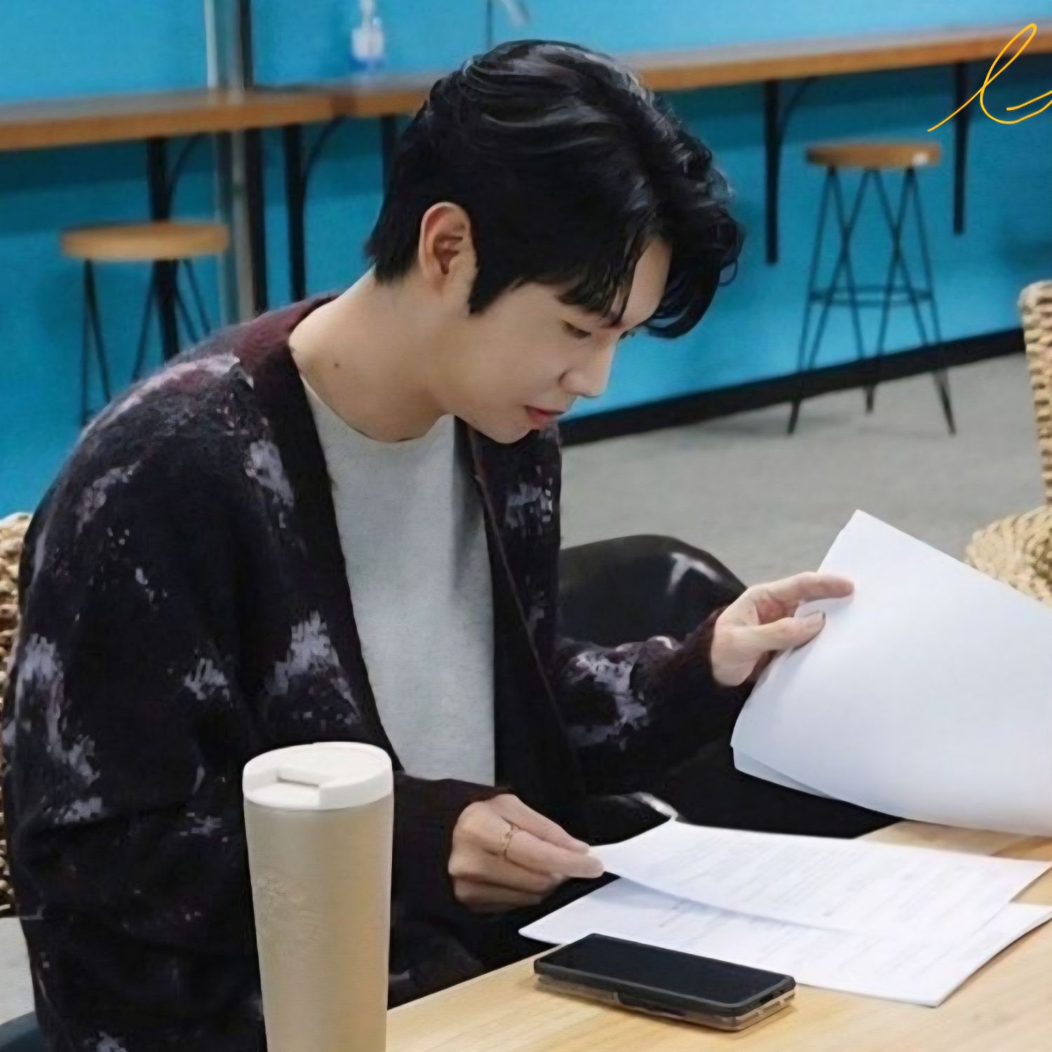 Recent activity shot of Son Taejin