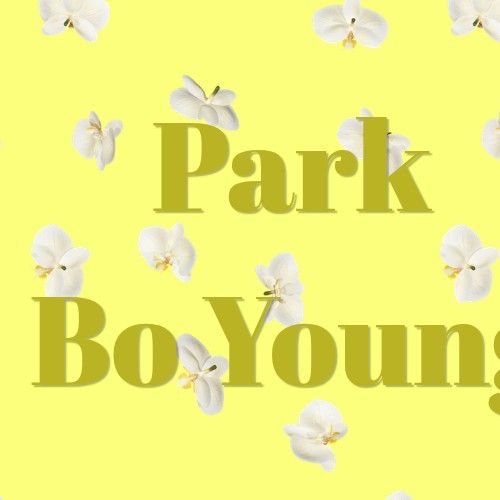 Behind-the-scenes cut of Park Boyoung