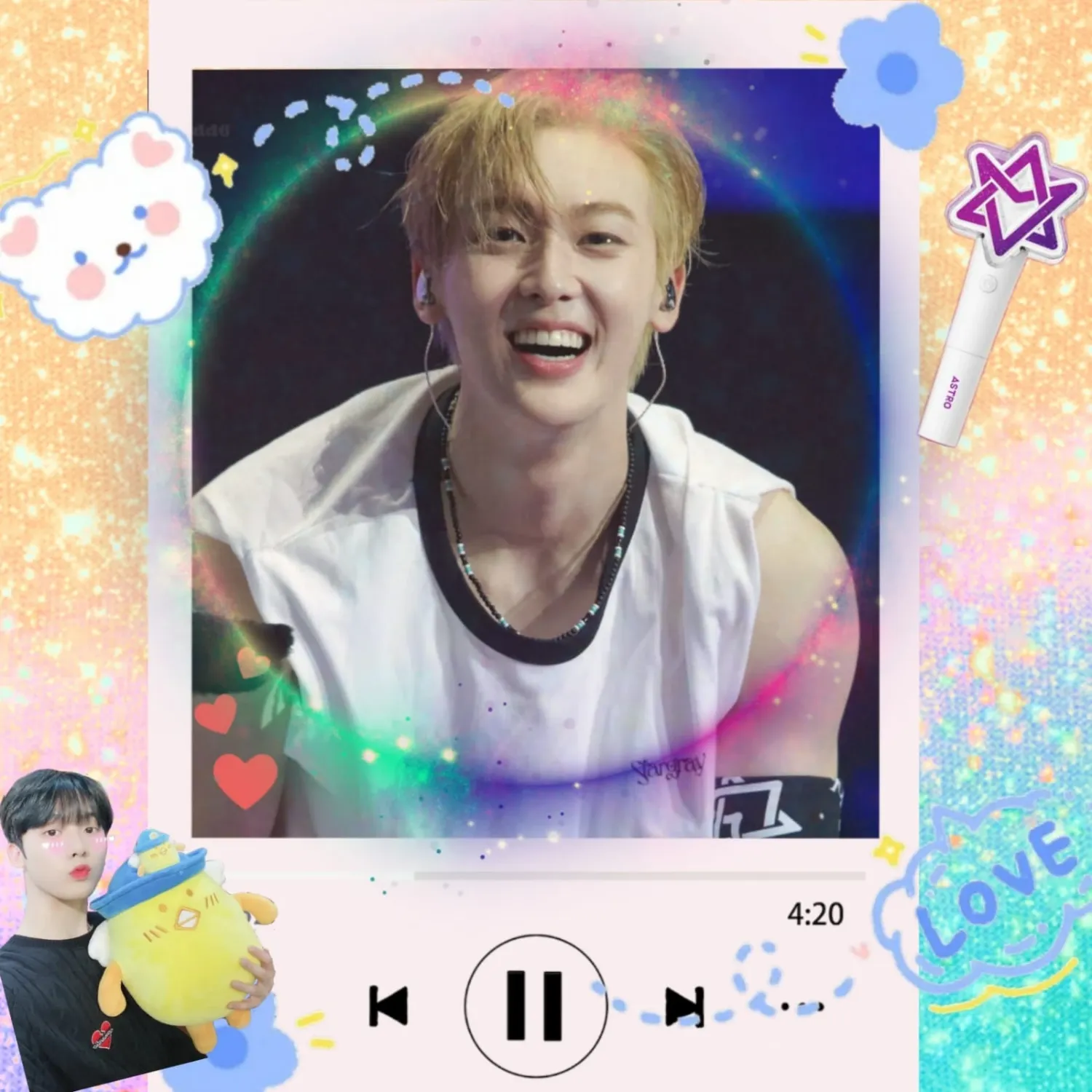 윤산하의 비하인드 컷