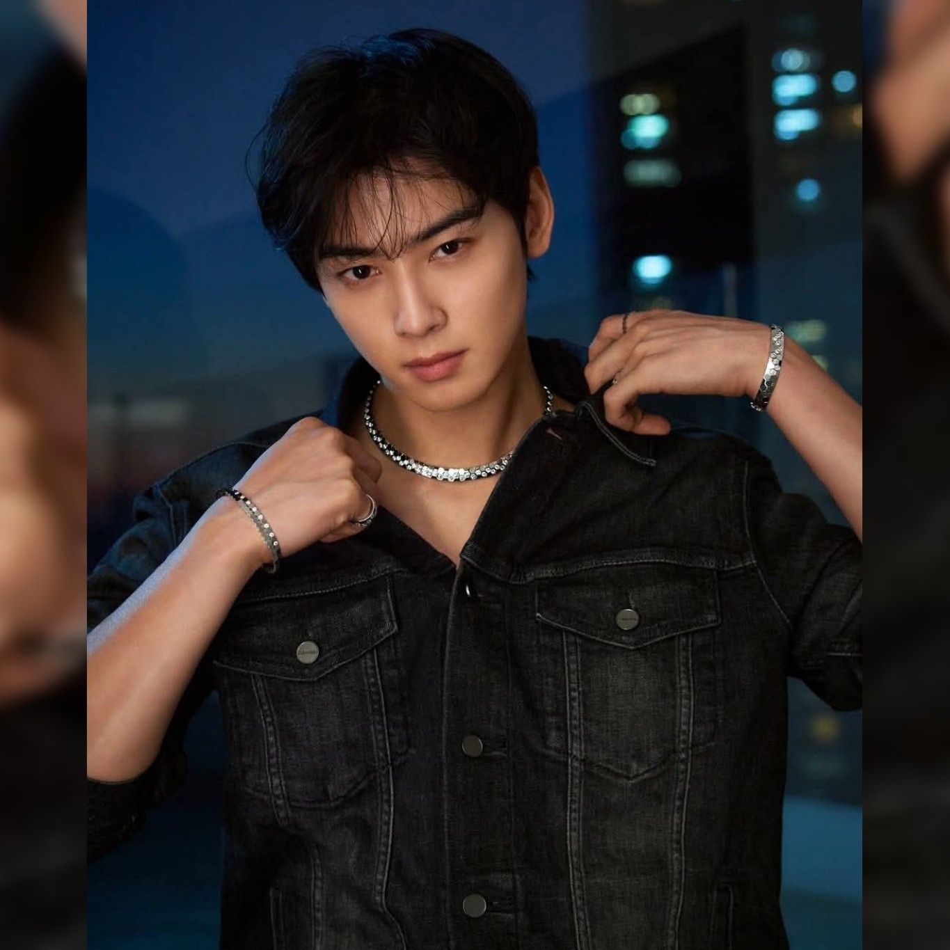 粉丝拍下的车银优瞬间