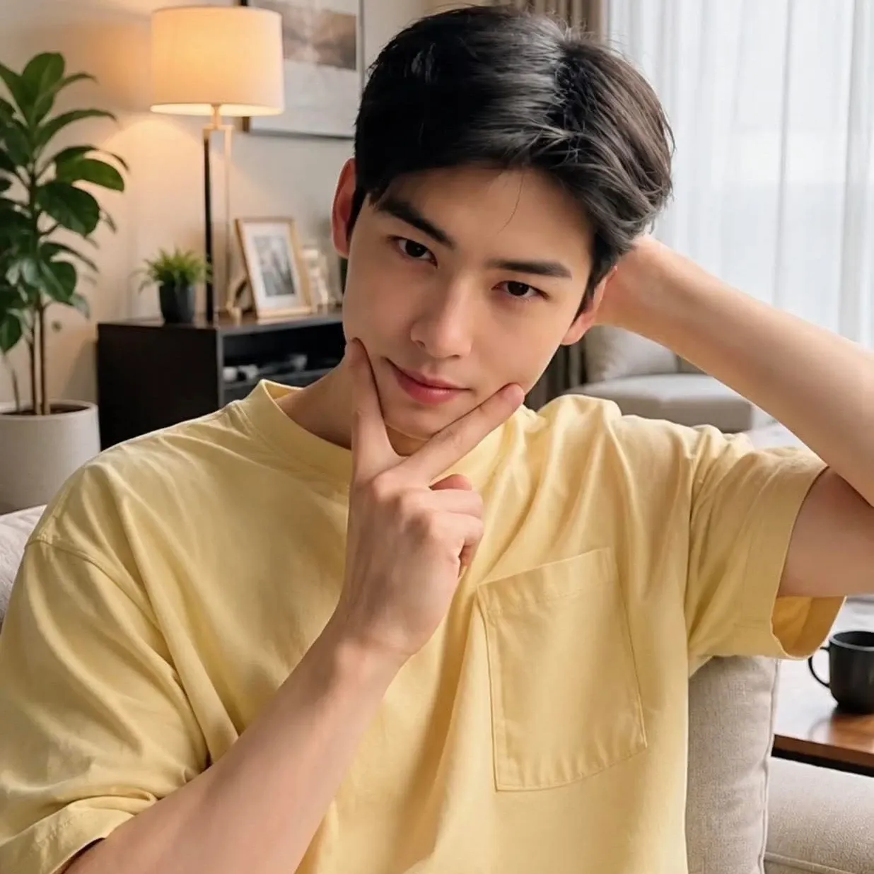 Recent activity shot of Cha Eunwoo
