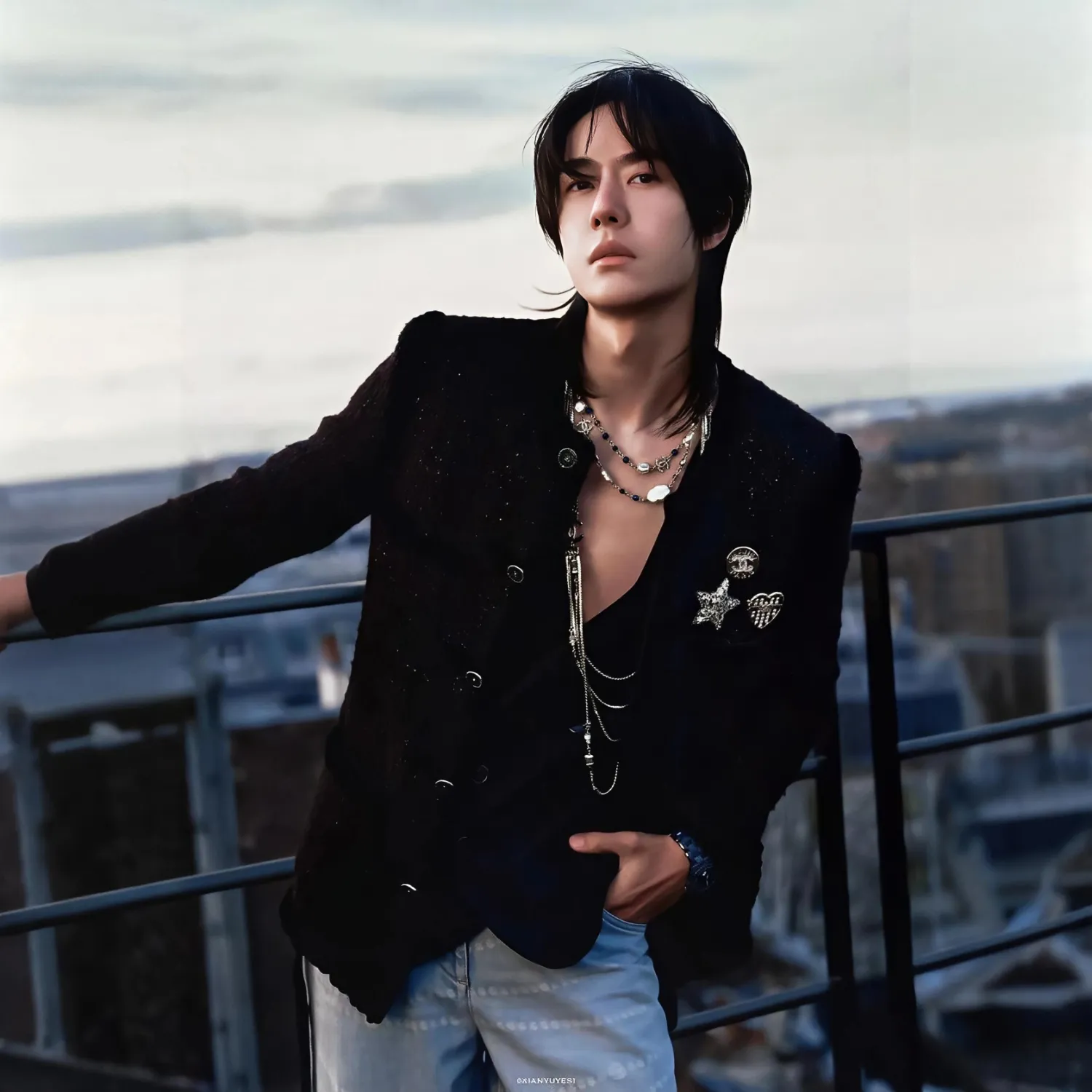 Recent activity shot of Wang Yibo