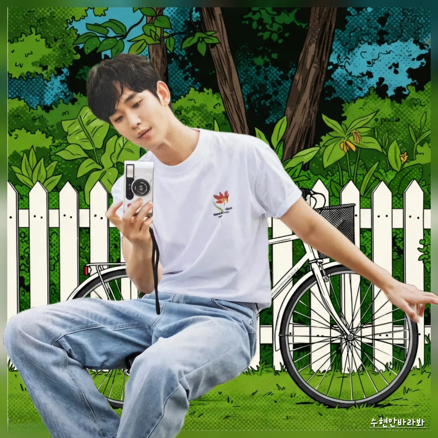 A moment captured by a fan of Kim Soohyun