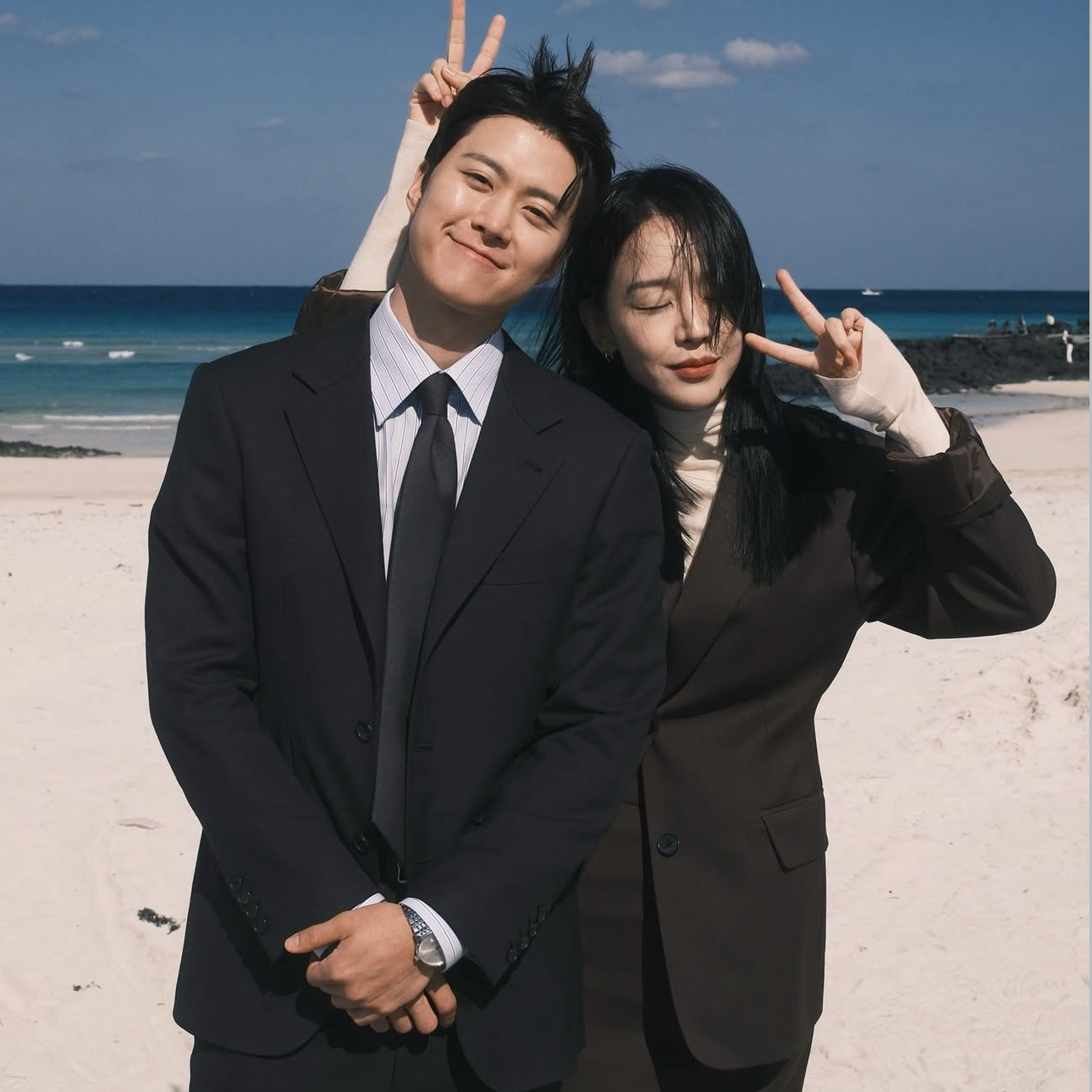 A moment captured by a fan of Shin Haesun