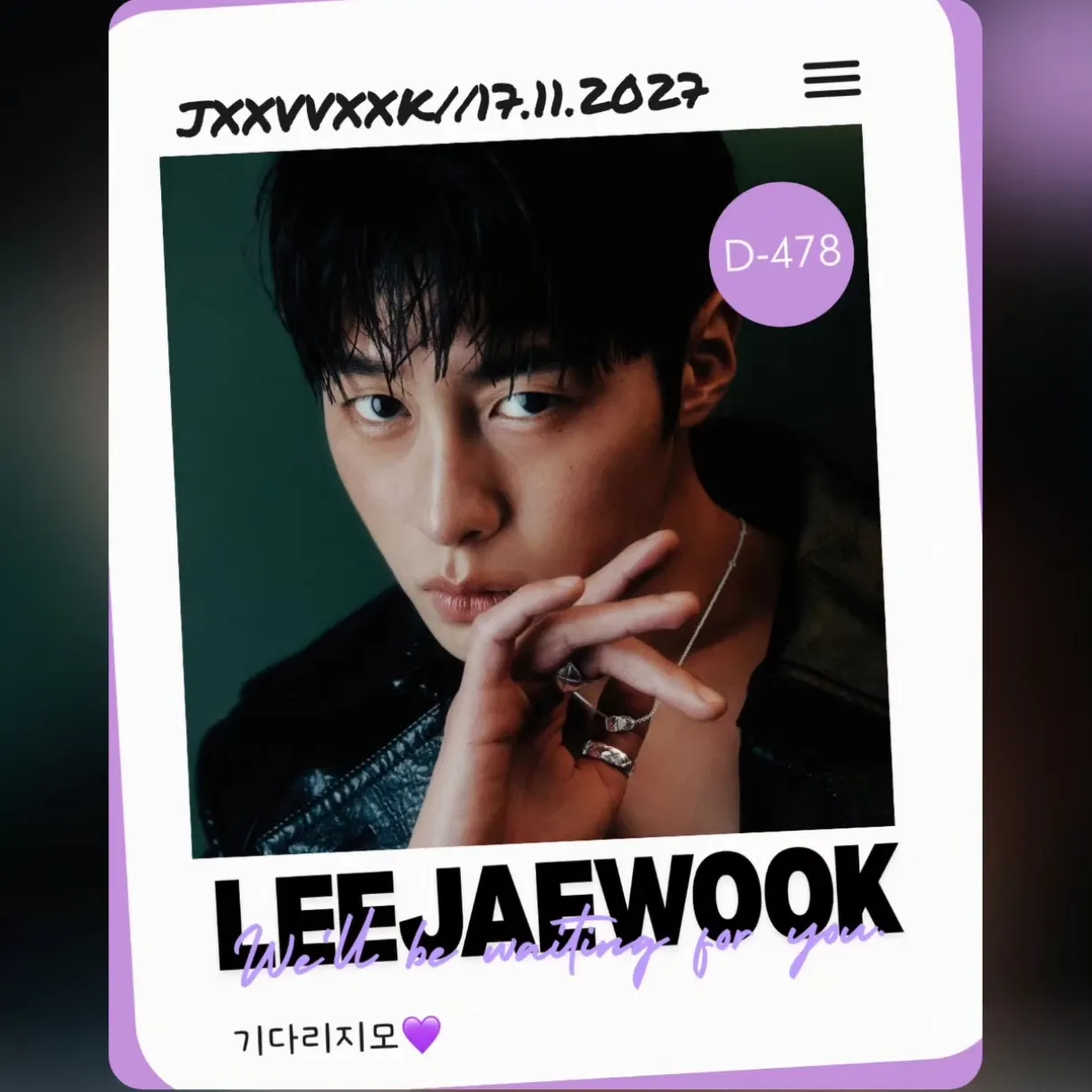 Latest photo of Lee Jaewook