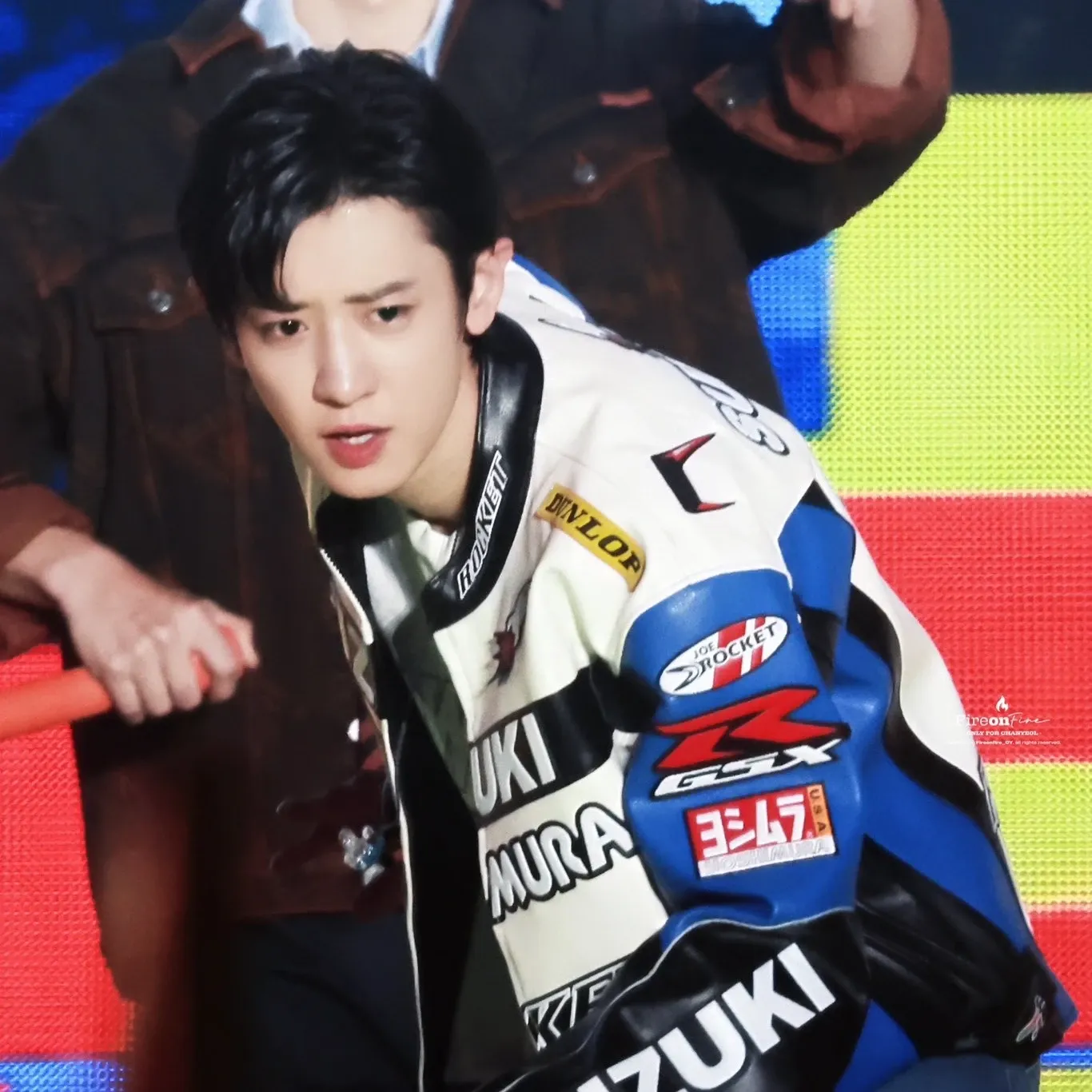 A moment captured by a fan of Chanyeol