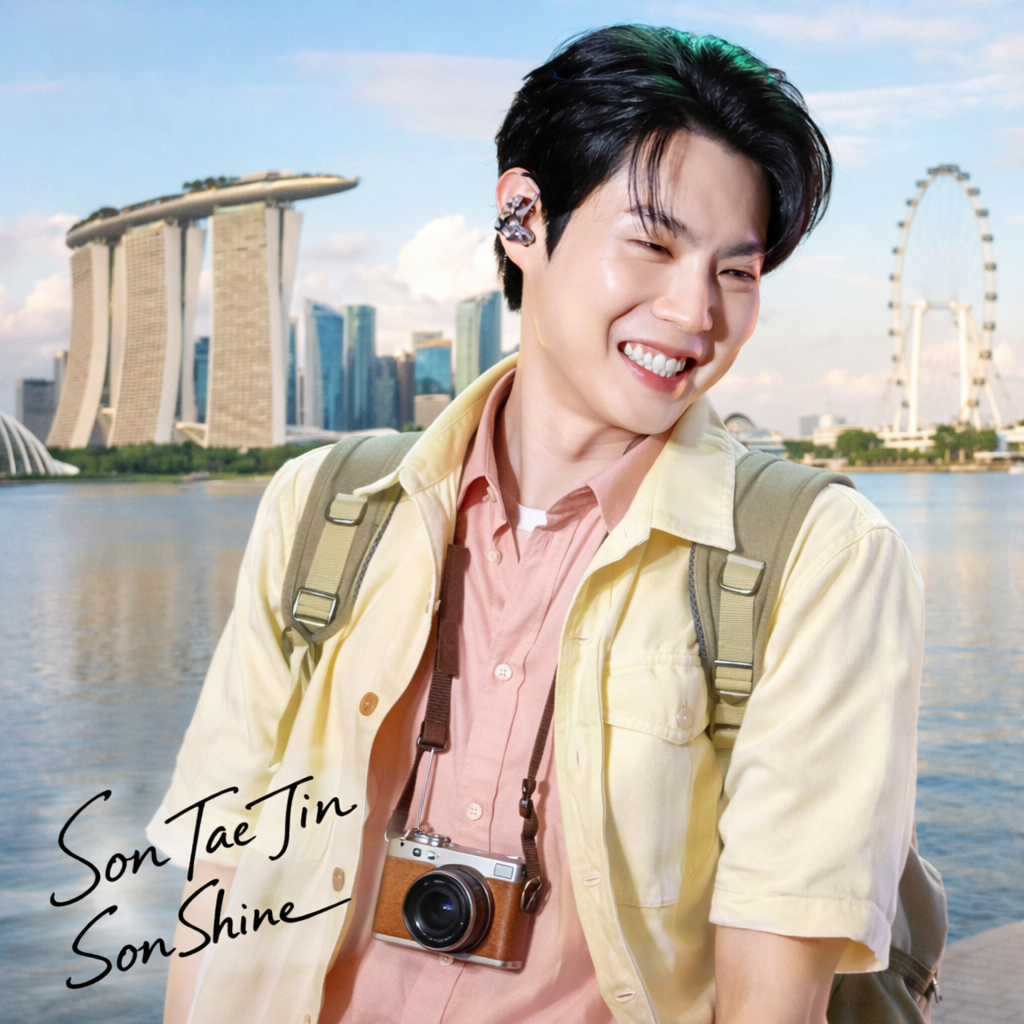 Behind-the-scenes cut of Son Taejin