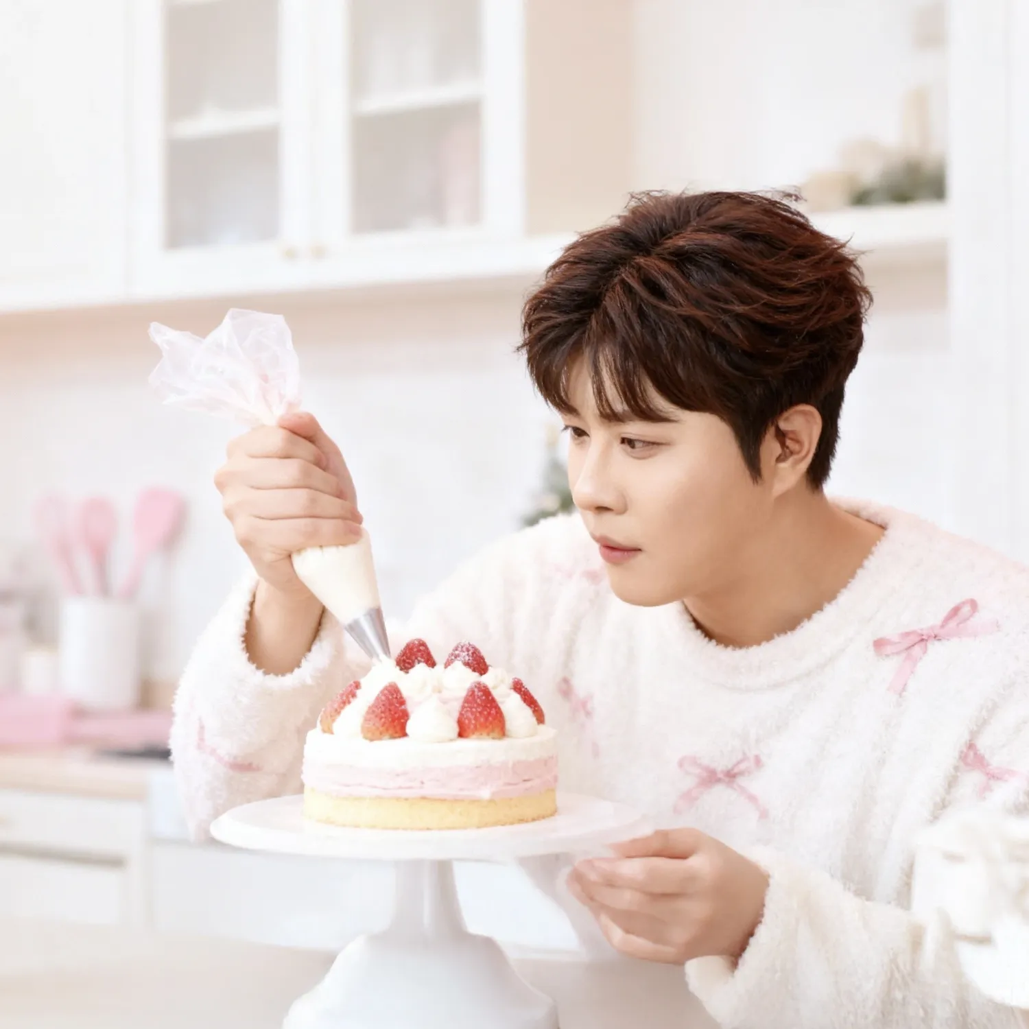 Behind-the-scenes cut of Jin Haesung