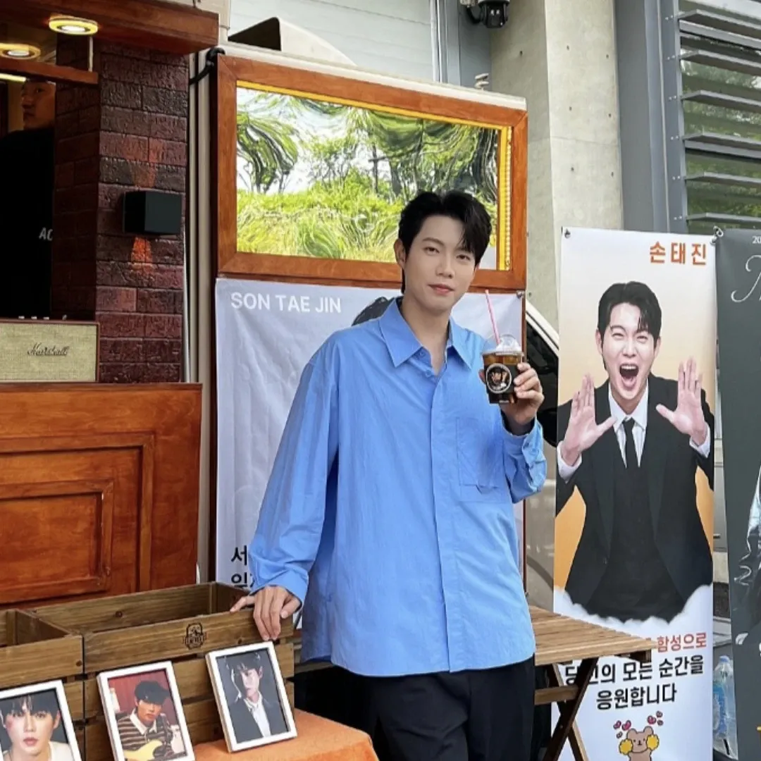 Behind-the-scenes cut of Son Taejin