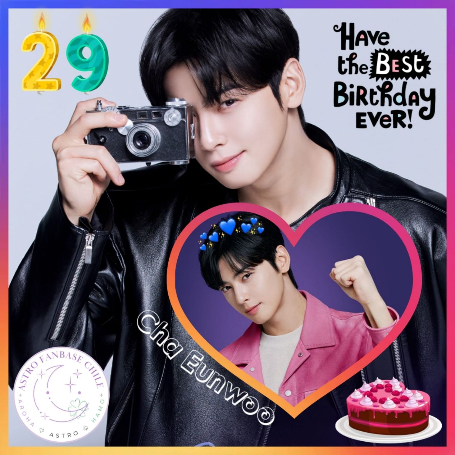 Recent activity shot of Cha Eunwoo