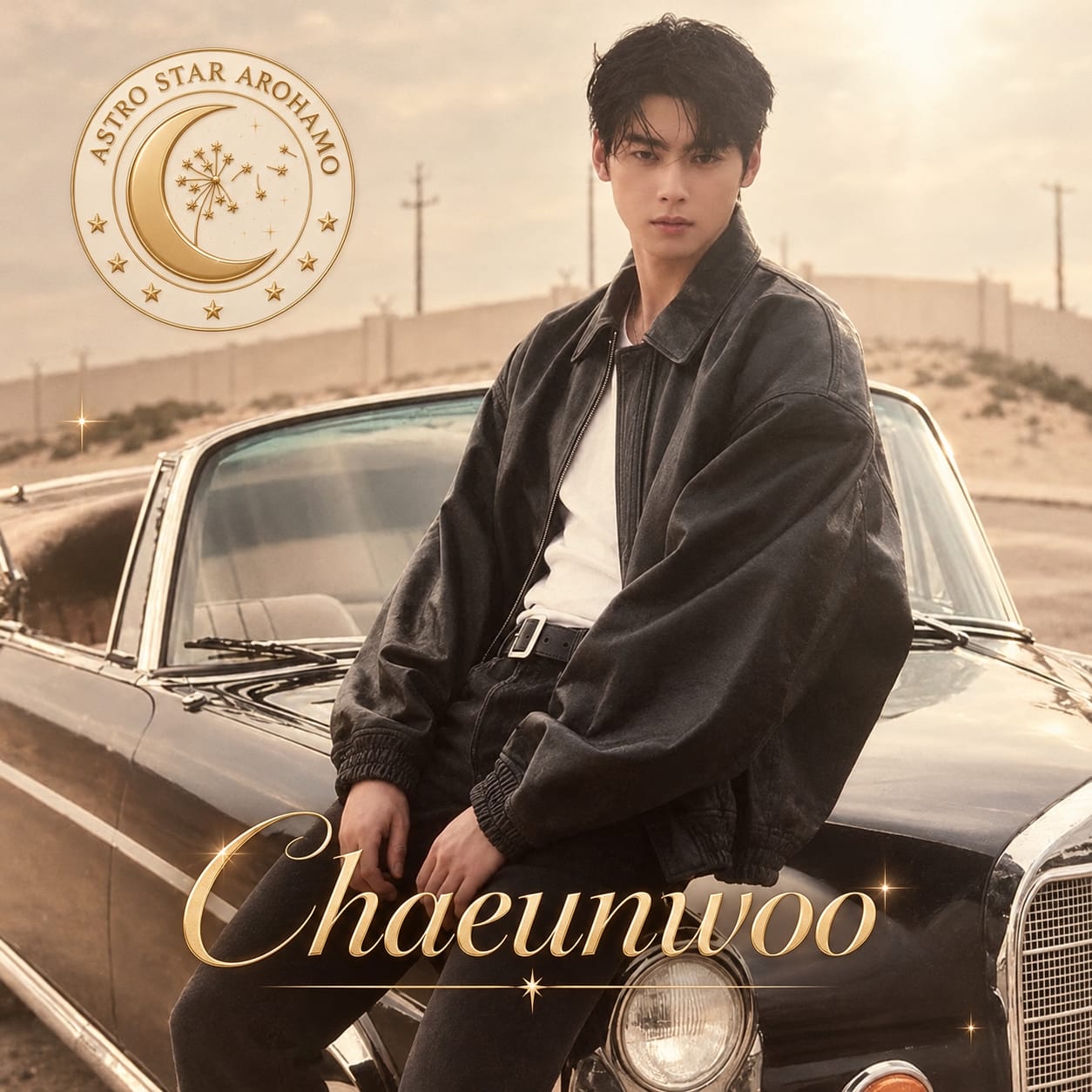 Behind-the-scenes cut of Cha Eunwoo