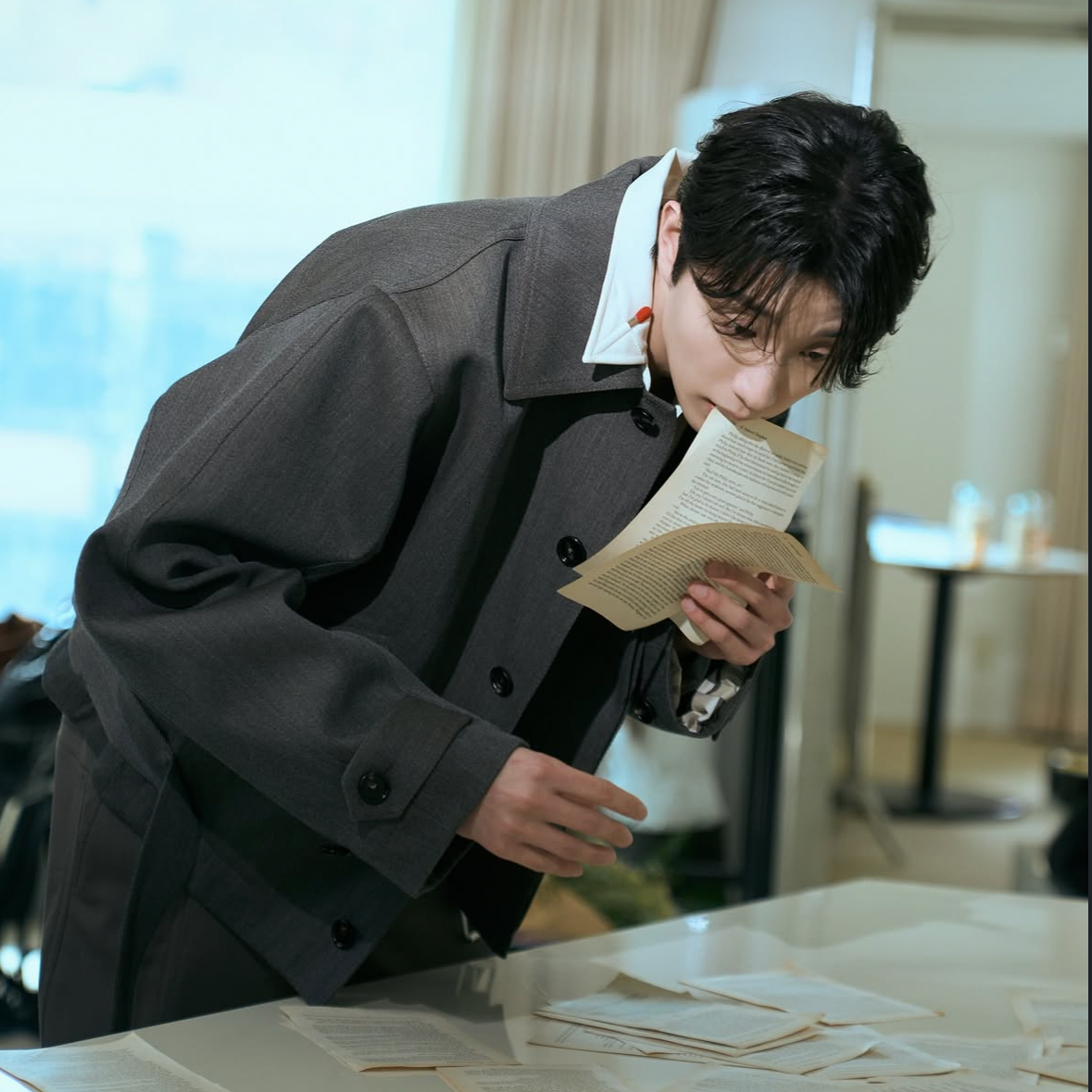 A moment captured by a fan of Kim Jaewon