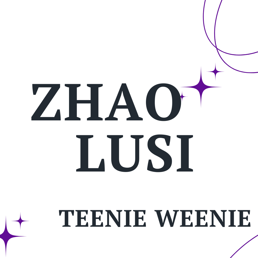 Recent activity shot of Zhao Lusi