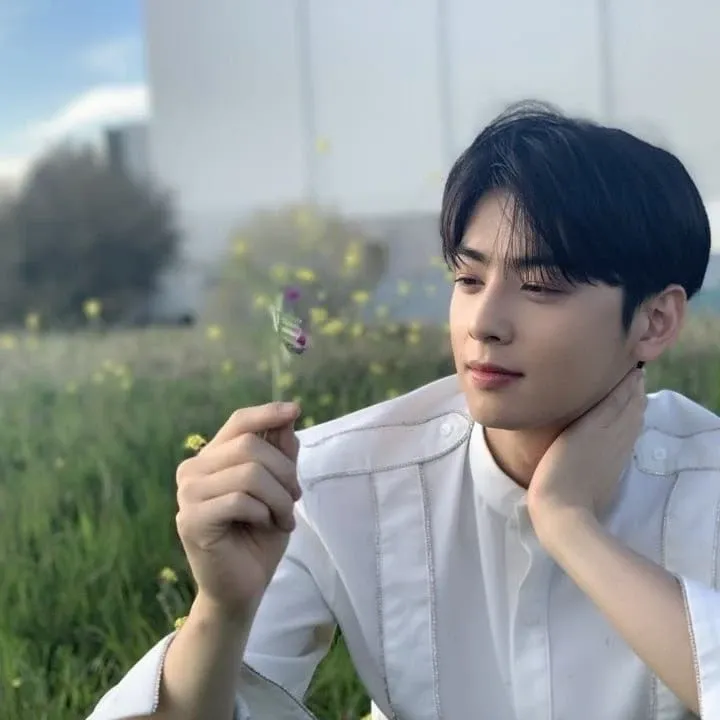 Behind-the-scenes cut of Cha Eunwoo