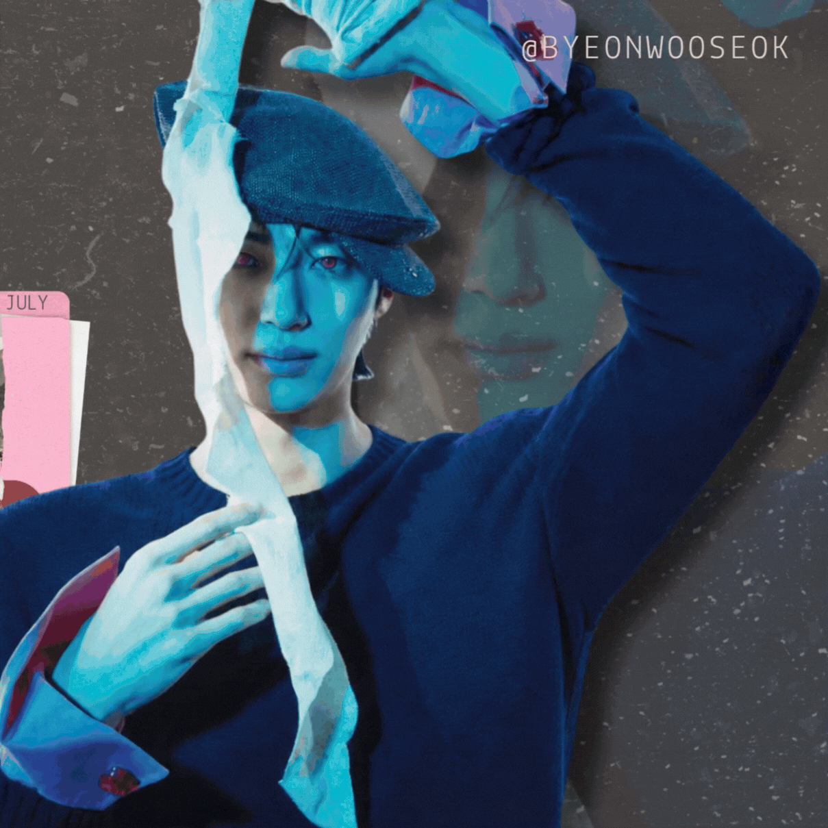 A moment captured by a fan of Byeon Wooseok