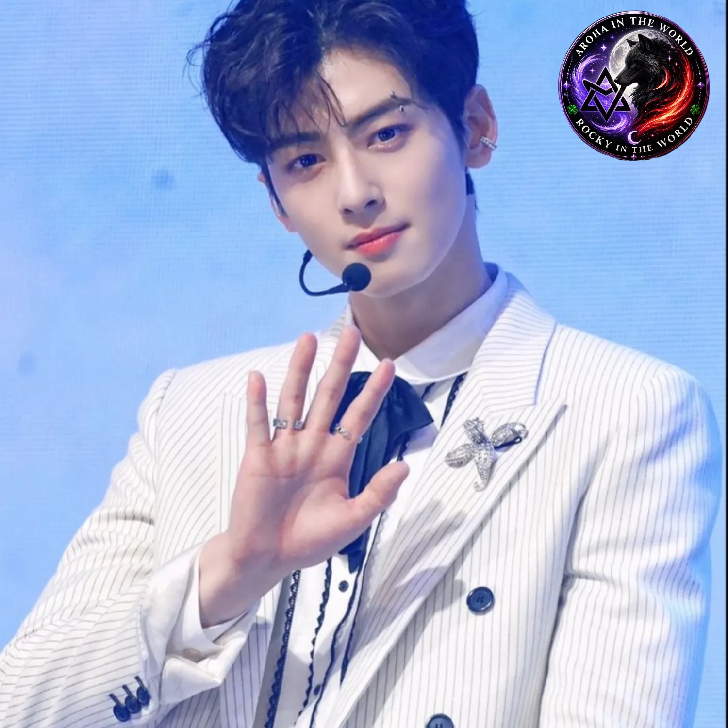 Behind-the-scenes cut of Cha Eunwoo