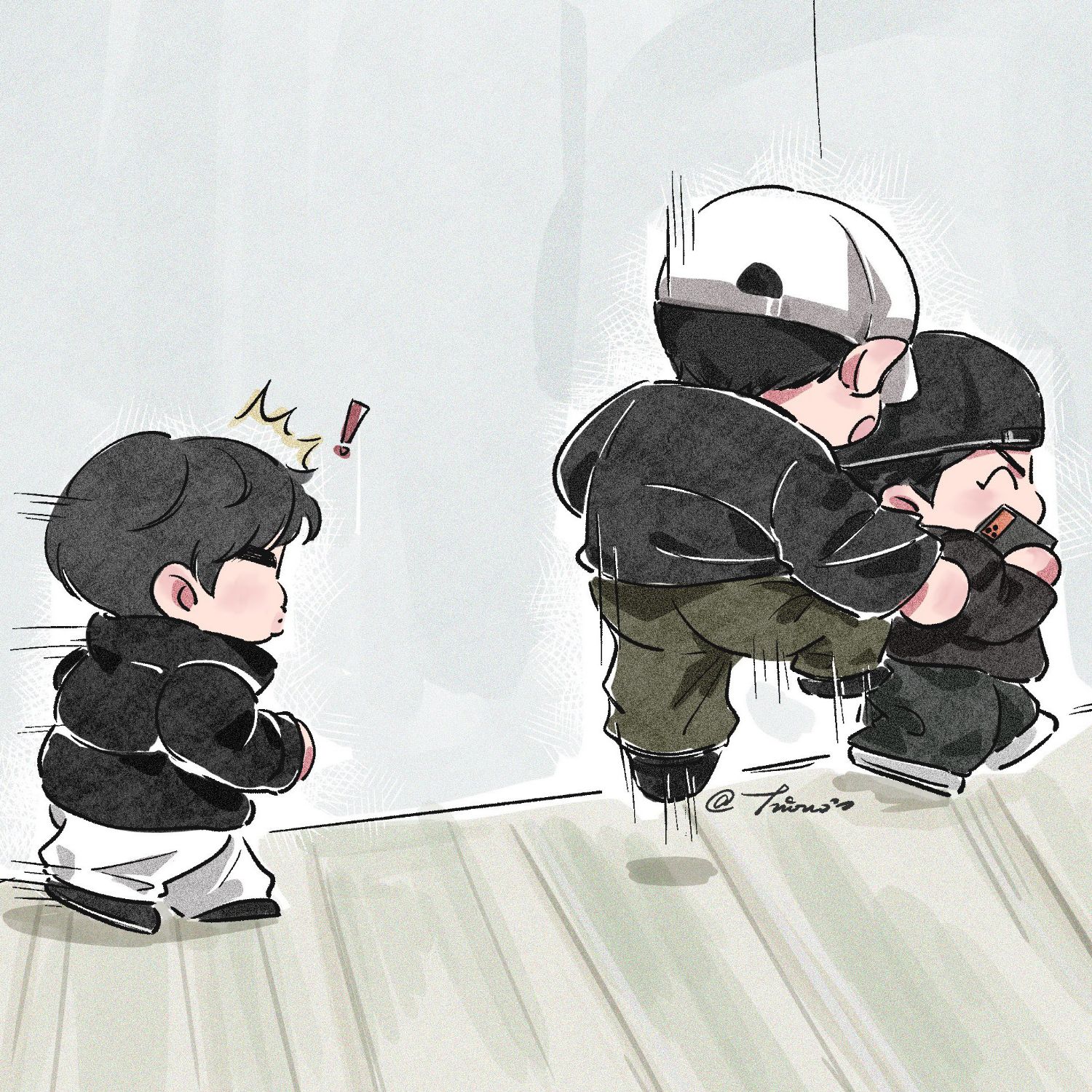 朴燦烈的幕後花絮